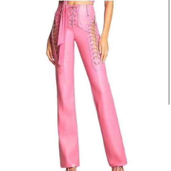 I.AM.GIA Pants & Jumpsuits Nwt Iamgia Xenia Pant Hot Pink Lace Up